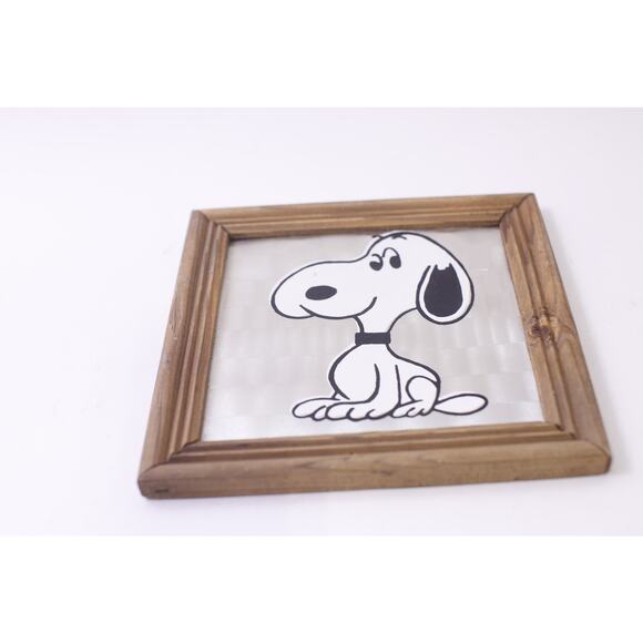 Peanuts, Snoopy, Mirror, Square, 7 inches, Wall Hanging, ~ 251013-WH 1372 - Picture 2 of 3